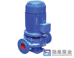 立式單級單吸熱水泵IRG型